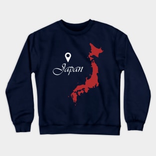 Icon Japan Map Crewneck Sweatshirt